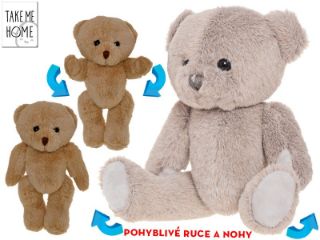 Obrázek z Medvěd plyš 20cm pohyblivé ruce a nohy, 2dr 